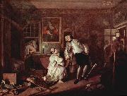 William Hogarth The murder of the count oil painting